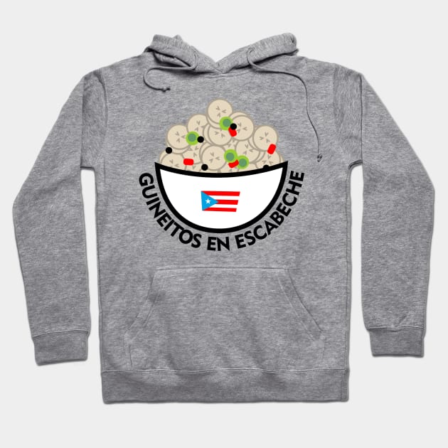 Guineitos en Escabeche Puerto Rico Food Boricua Christmas Hoodie by bydarling